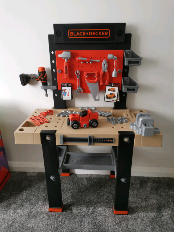 smoby black and decker workbench